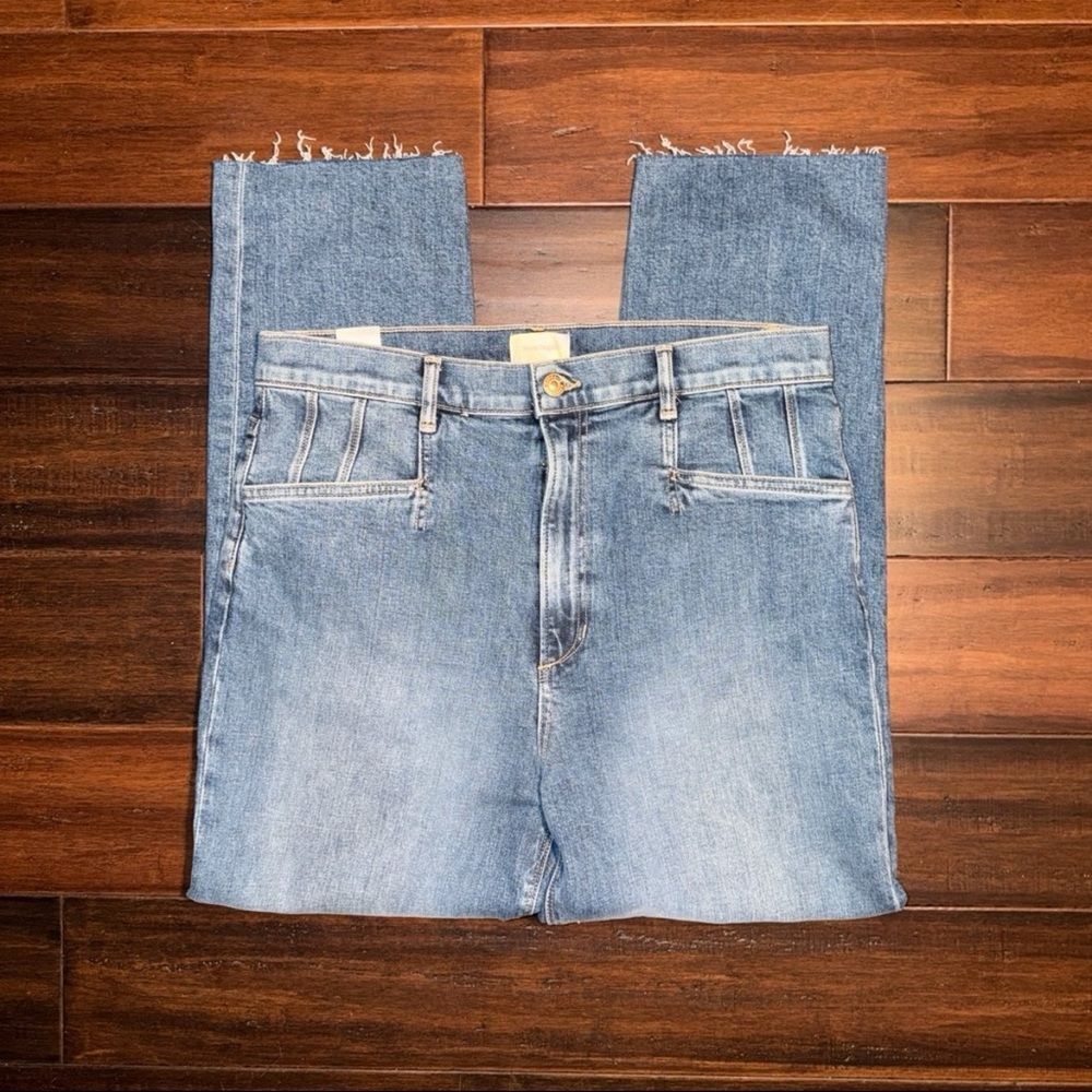 Favorite Daughter Light Blue Straight Jeans